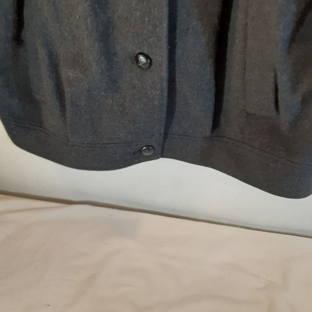 Vintage Gallery Wool Funnel Neck Blazer Bomber Jacket 14 - Picture 10 of 15